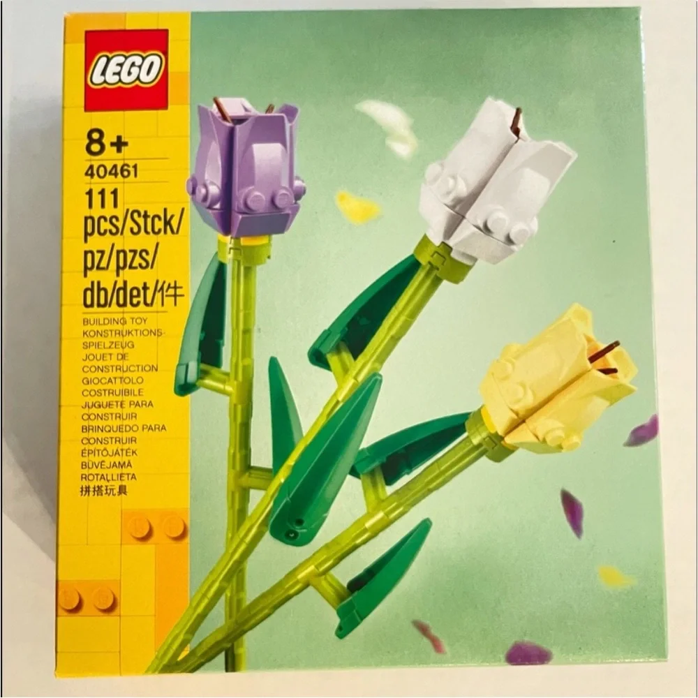 LEGO Tulips Flower Bouquet Building Set New in box